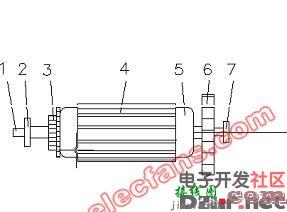 小型直流电机的结构剖面图  第3张