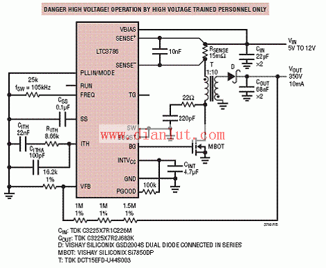 LTC3786高效率同步升压电源电路  第10张