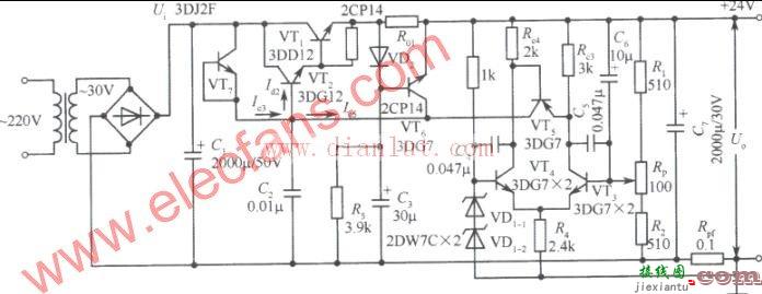 24v稳压电源电路图  第1张