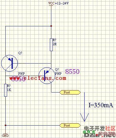 三极管恒流源电路图  第1张