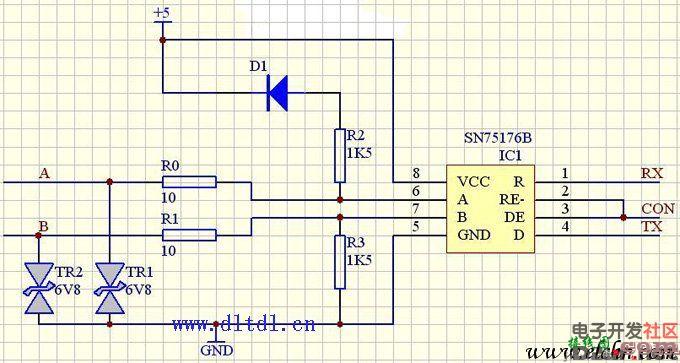 RS485通信经典电路(for初学者)  第1张