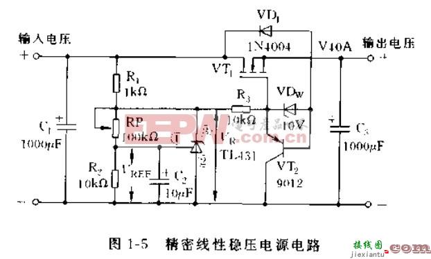 采用功率MOS管构成的串联式及精密稳压电源电路L图  第2张