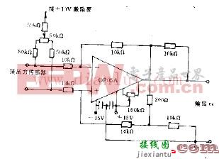 简单压力传感器放大电路图  第1张