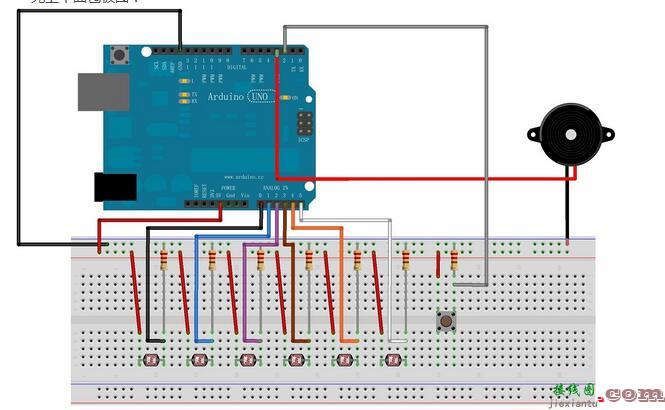 Arduino+光敏电阻制作的电子琴  第1张