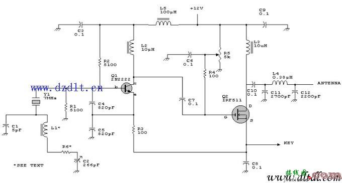 天线电路原理图  第1张