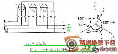 分析电能表常见的几种错误接线（下）  第2张