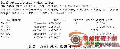 基于路径标识的多路径域间路由的开发与实现  第6张