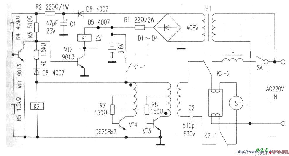 安源DVJ-2型疏导应急灯工作原理分析  第1张