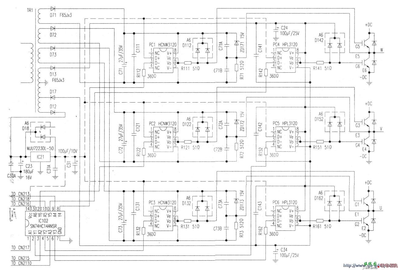 施耐德ATV31H系列通用变频器电路原理  第6张