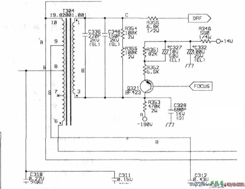 明基G775彩显行输出电路工作原理  第4张