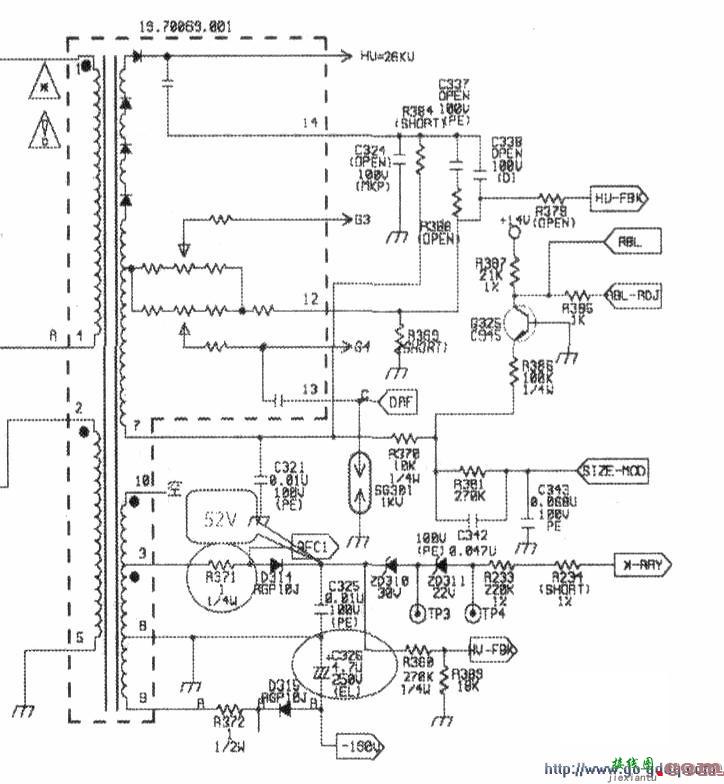 明基G775彩显行输出电路工作原理  第5张