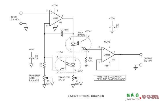 线性直流信号光电隔离器  第1张