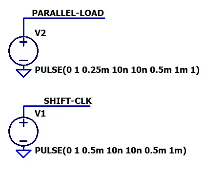 通过 LTspice 并行加载移位寄存器移动数据  第4张