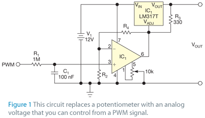 使用 PWM 信号控制 LM317T  第1张