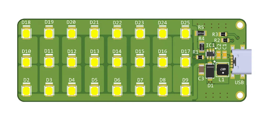 4.5W、600流明 USB Type-C LED 应急灯，使用 MP3202、1.4MHz 驱动器  第5张