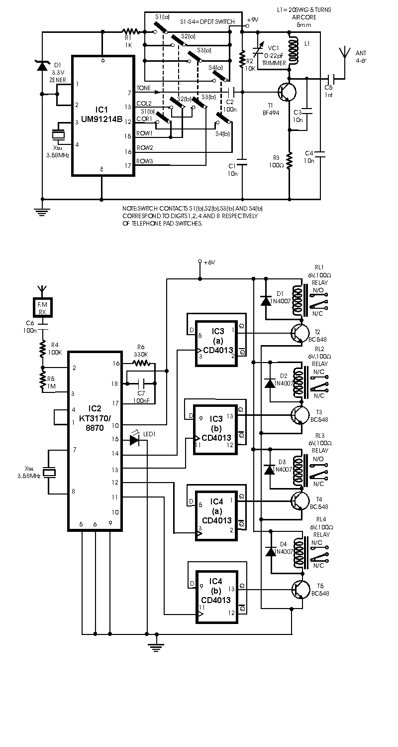 使用 DTMF 的无线电遥控  第1张