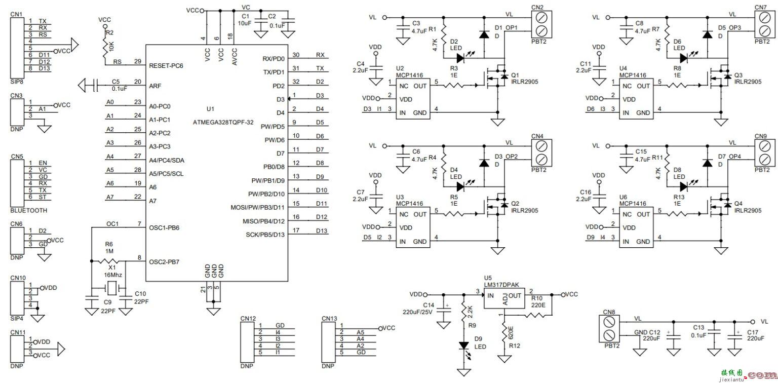 蓝牙智能 LED 调光器 – 4 通道蓝牙开关  第1张