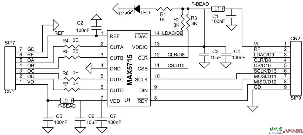 12位 - 4通道SPI V-OUT DAC  第1张