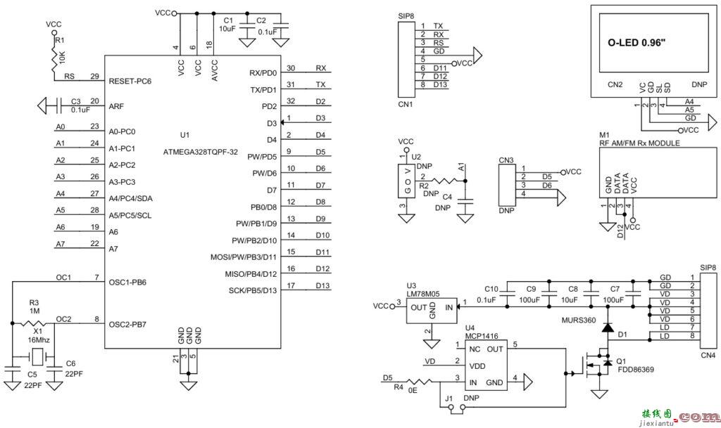 434MHZ 无线接收器 – LED 调光器 兼容 ARDUINO  第1张